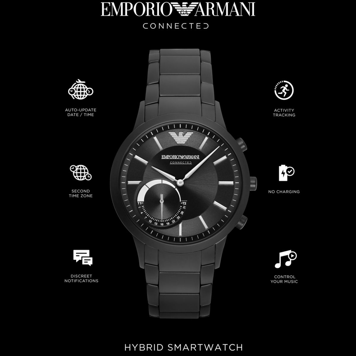 Emporio armani cheap 3020 hybrid smartwatch